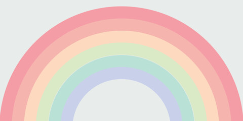 Obraz premium Abstract background of rainbow groovy Wavy Lines design in 1970s Retro Hippie style.