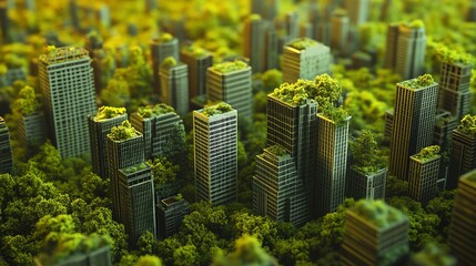 Obraz premium They work with local governments to implement green policies.