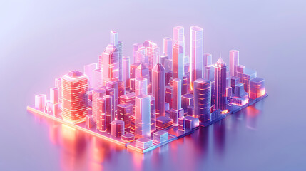 Fototapeta premium city skyline