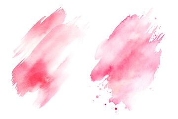 Light pink watercolor background. Isolated on a transparent background. PNG.