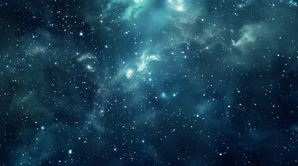 Stars and cosmic clouds illuminate the night sky in a stunning display of distant galaxies and celestial wonders