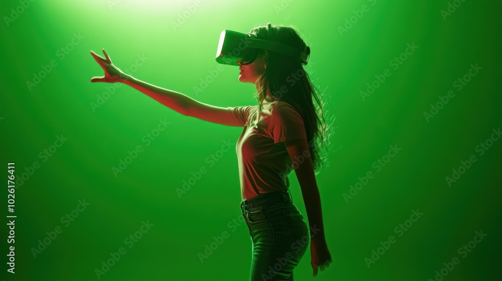 Poster person on green screen for interactive media - using green screens in the creation of interactive co