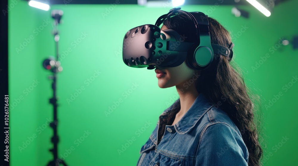 Poster person on green screen for interactive media - using green screens in the creation of interactive co