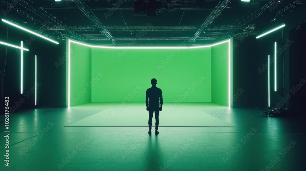Poster person on green screen for 3d compositing - techniques for combining green screen footage with 3d en