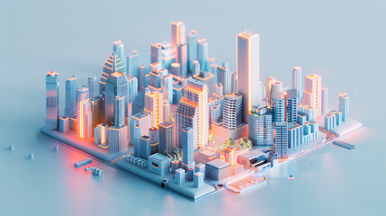 Fototapeta premium city skyline