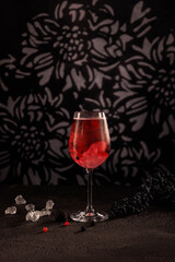 Wildberry Lillet Cocktail im Glas
