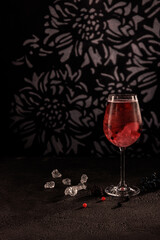 Wildberry Lillet Cocktail im Glas