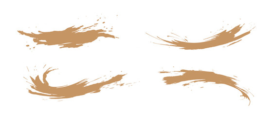 ブラシストローク素材