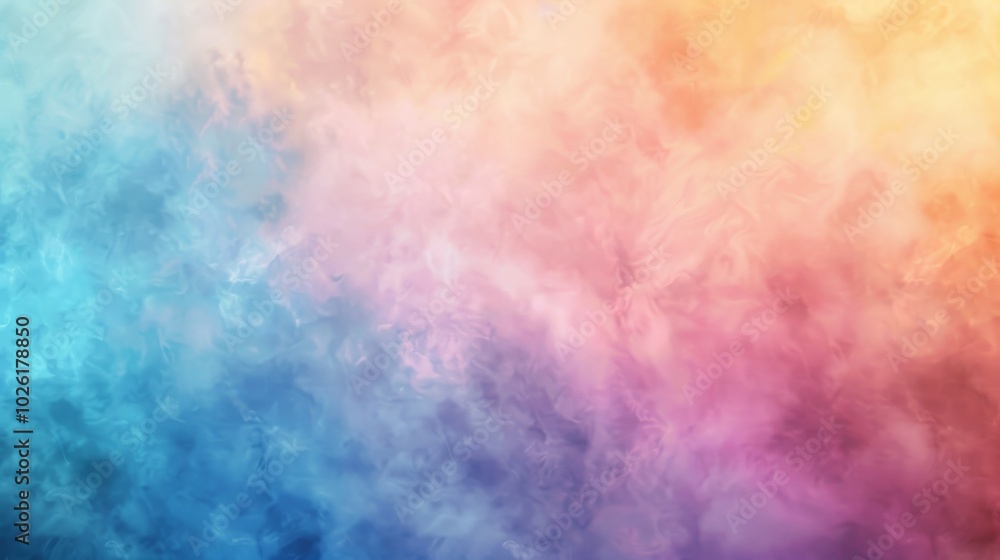 Poster colorful abstract background with soft pastel shades blending in a gradient pattern
