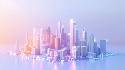Fototapeta premium city skyline