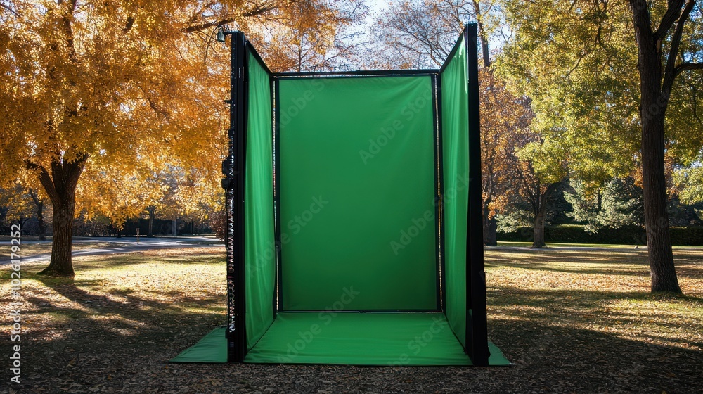 Poster portable green screen studio setup - creating a mobile green screen studio that can be easily transp