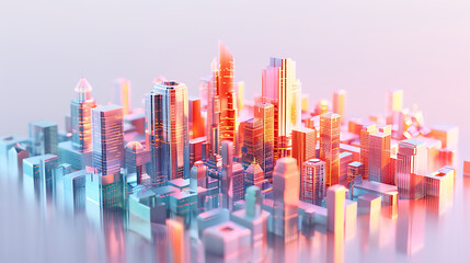 Fototapeta premium city skyline