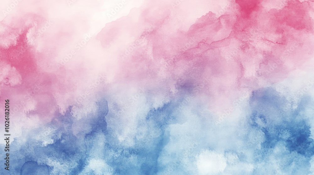 Poster soft pastel watercolor texture with gentle gradients blending smoothly for a calming effect close-up