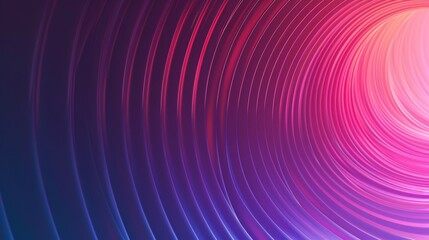 Colorful concentric circles create a mesmerizing swirl in vibrant shades of blue, pink, and purple against a dark background