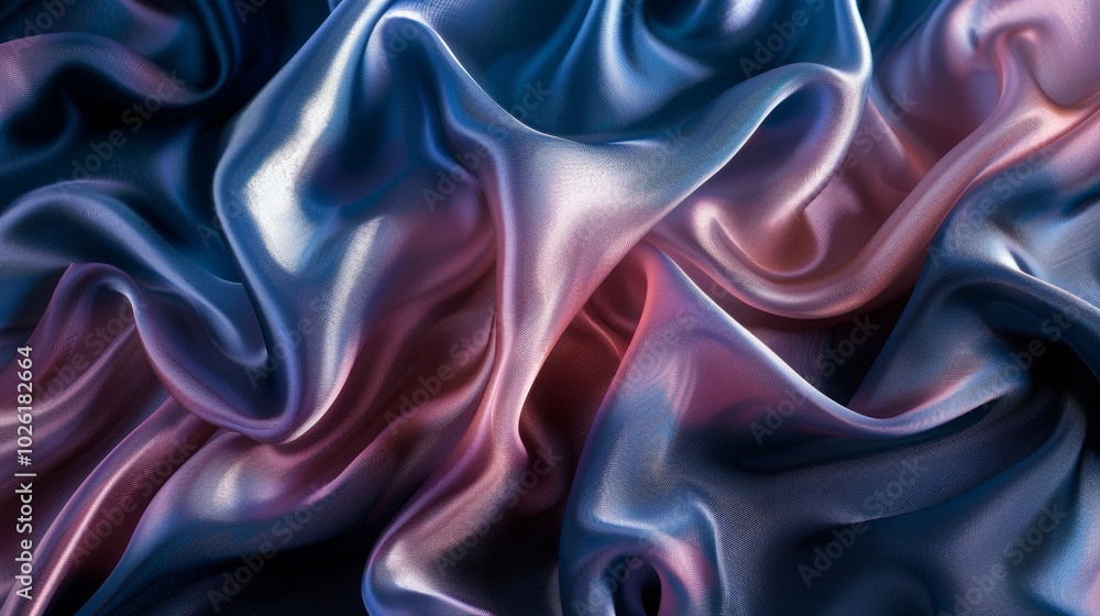 Poster abstract satin pattern