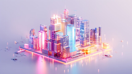 Fototapeta premium city skyline