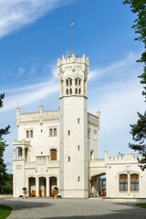 Obraz premium Oscarshall Palace in Oslo, Bygdøy. Neo-Gothic Architecture in Norway.