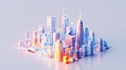 Fototapeta premium city skyline