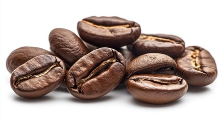 Obraz premium Richly Roasted Coffee Beans for a Bold Brew