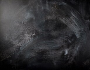 Fototapeta premium artistic creative dark black and gray old scratched shabby background with chalk stains blackboard