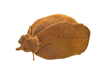 rag bag isolated on white background