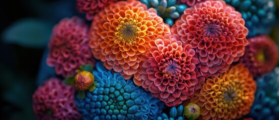 Fototapeta premium Diving into Color: Vibrant Coral Reef Ecosystem