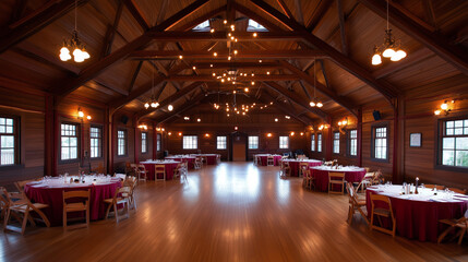 Interior Design of Swedish Gathering Local for Wedding Rental