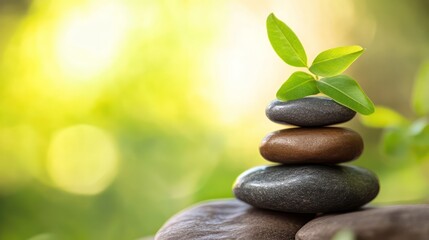 Obraz premium Holistic therapies for grief recovery, focusing on emotional balance through gentle movement and meditation.