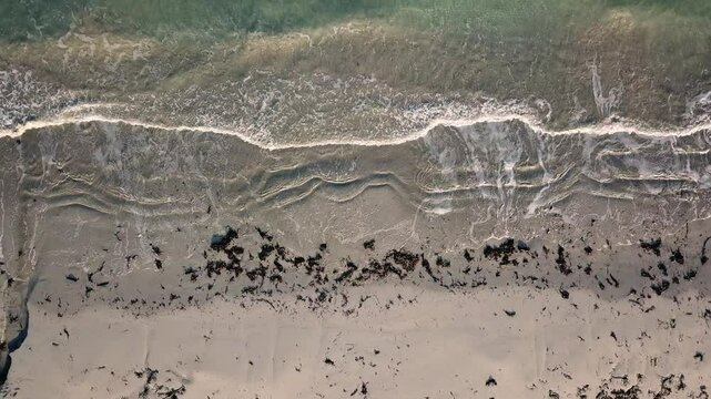 Fredvang Beach from above on the Lofoten Islands, Norway