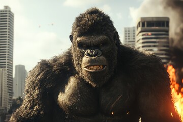 King Kong in a Cityscape
