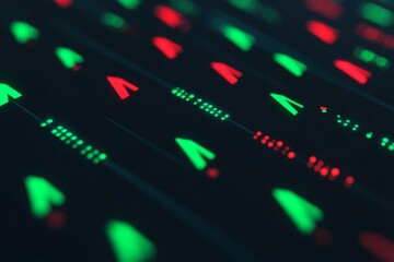 Abstract Stock Market Data Visualization