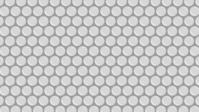 Clear bubble wrap vector illustration
