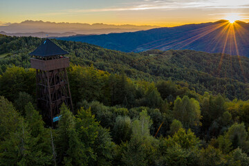 Wieża Koziarz, Małopolska, Poland, EU, Jesień 24 © Maciej G. Szling