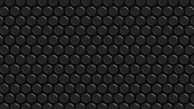 Black bubble wrap vector illustration