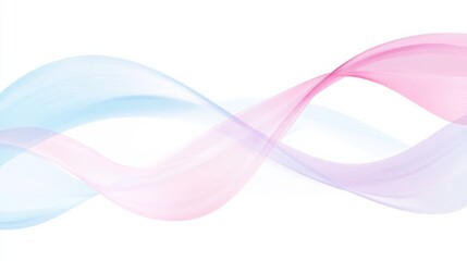 minimalist abstract background with soft wavy lines