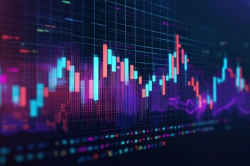Abstract Stock Market Data Visualization