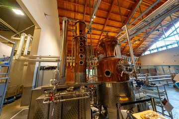 北海道　蒸留所の風景