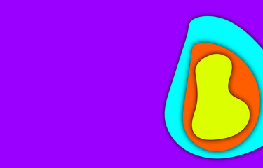 papercut background graphic! Perfect for any creative work needing a bold papercut background graphic design