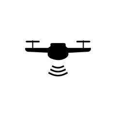 Drone icon isolated on white background. drone icon simple sign.