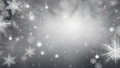 christmas silver background