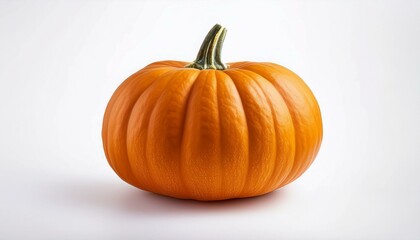 Vibrant orange pumpkins of different sizes, perfect for autumnal displays or culinary creations