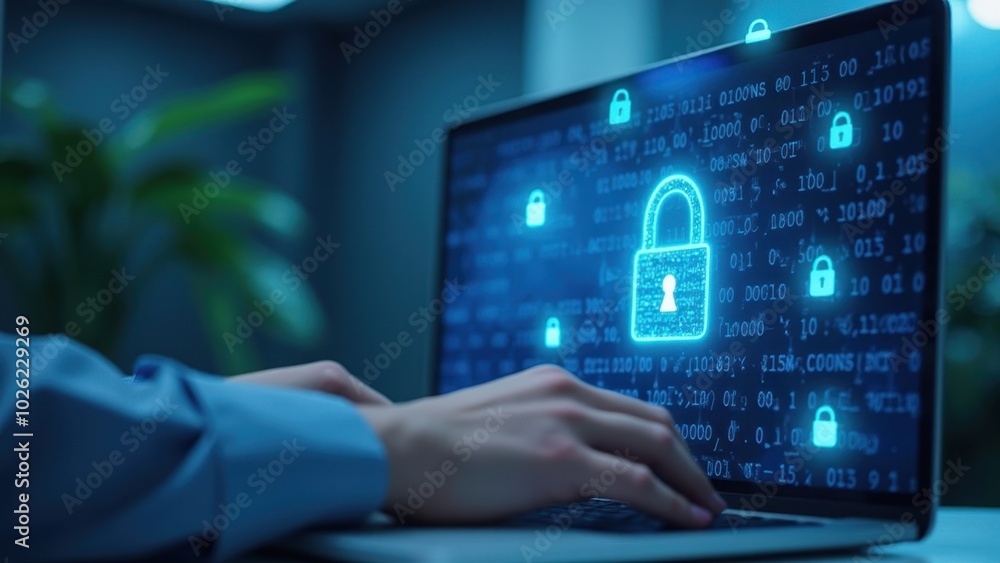 Poster secure technology in modern digital environment