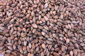 helled pistachio kernels in the market, kabuklu antep fıstık