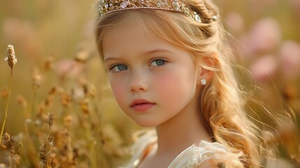 a girl dressed as a princess