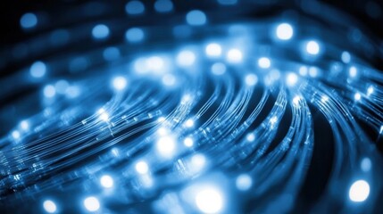 Fototapeta premium Internet-based telecommunication networks, focusing on global data exchange, cloud connectivity, and online communication