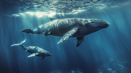  Family Majestic Whales 