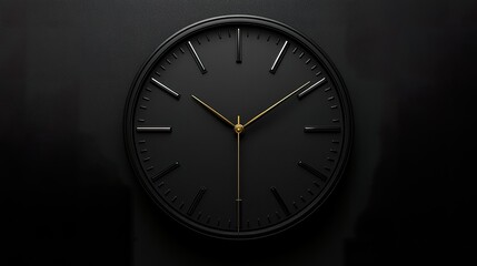 Precise Wall Clock with Clean Lines for Modern Interiors