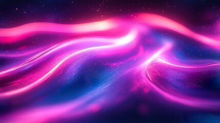 Fototapeta premium Abstract Neon Swirls: Blurry Motion with Vibrant Colors