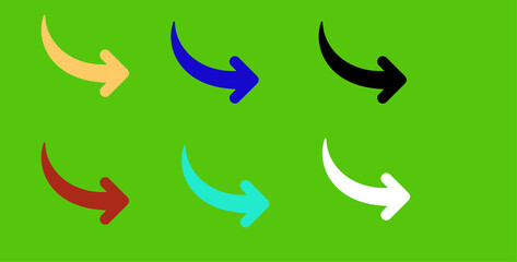 Arrows big black set icons. Arrow icon. Arrow vector collection. Arrow. Cursor. Modern simple arrows. Vector illustration