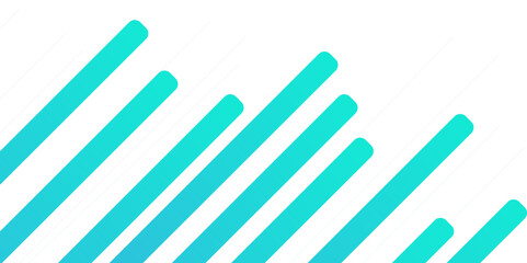 White paper background with blue stripes lines. White transparent material shapes in random geometric pattern.